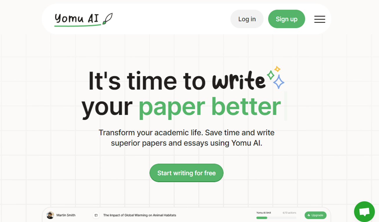 Yomu AI: Revolucionando la escritura académica con IA