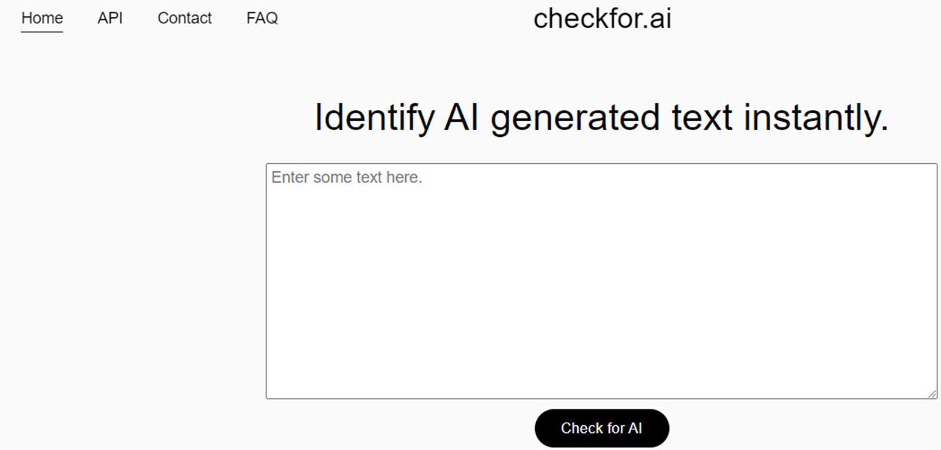 checkfor.ai: La herramienta esencial para detectar textos generados por IA