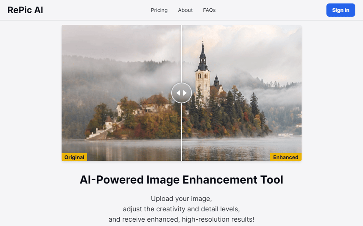 RePic AI: Transforma tus fotos con la magia de la IA