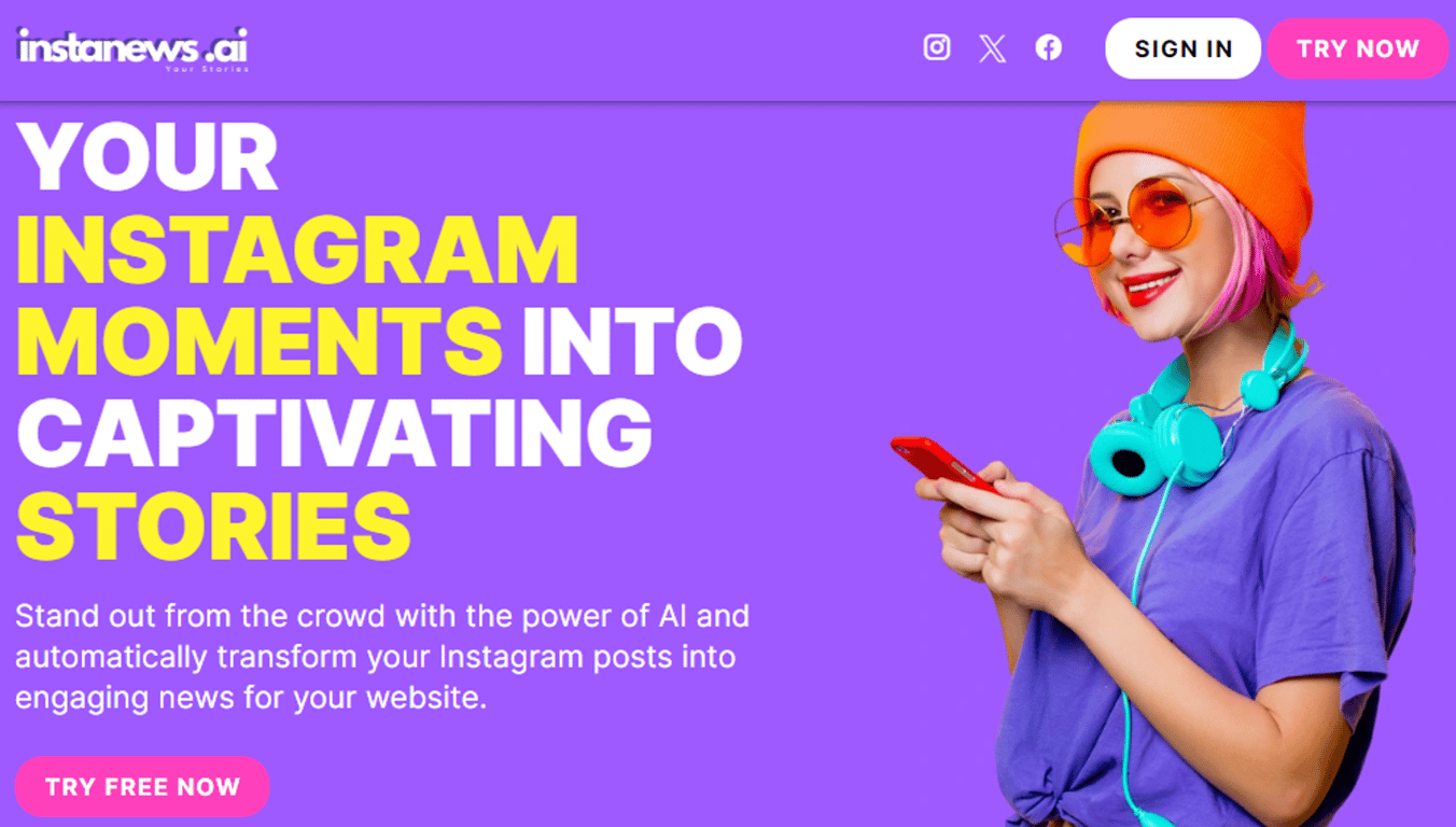 InstaNews.ai: Maximizando el impacto de Instagram en tu Sitio Web