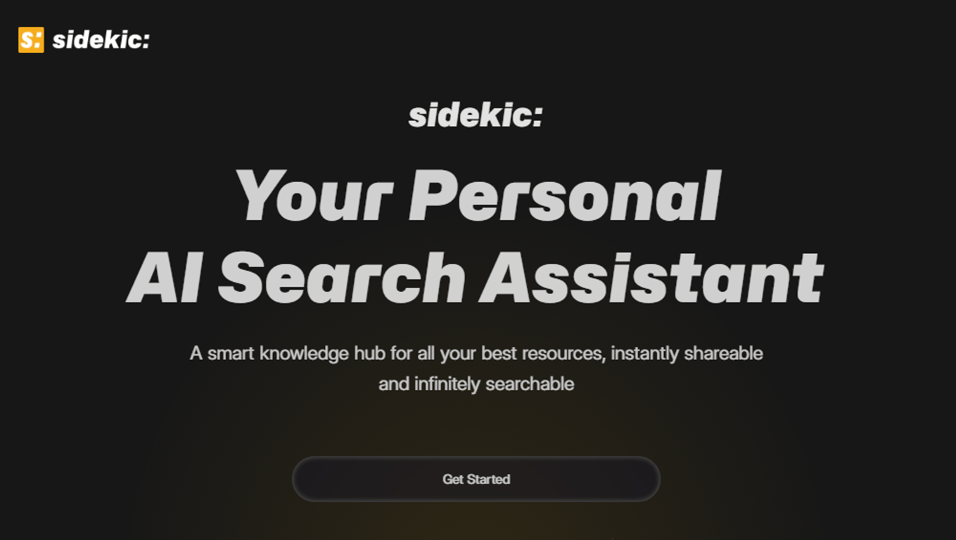 Sidekic: Gestión inteligente de recursos Web con IA