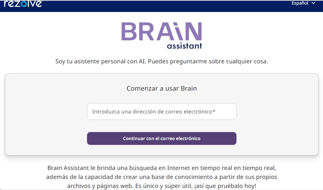 BRAiN Assistant: Revolucionando la búsqueda inteligente