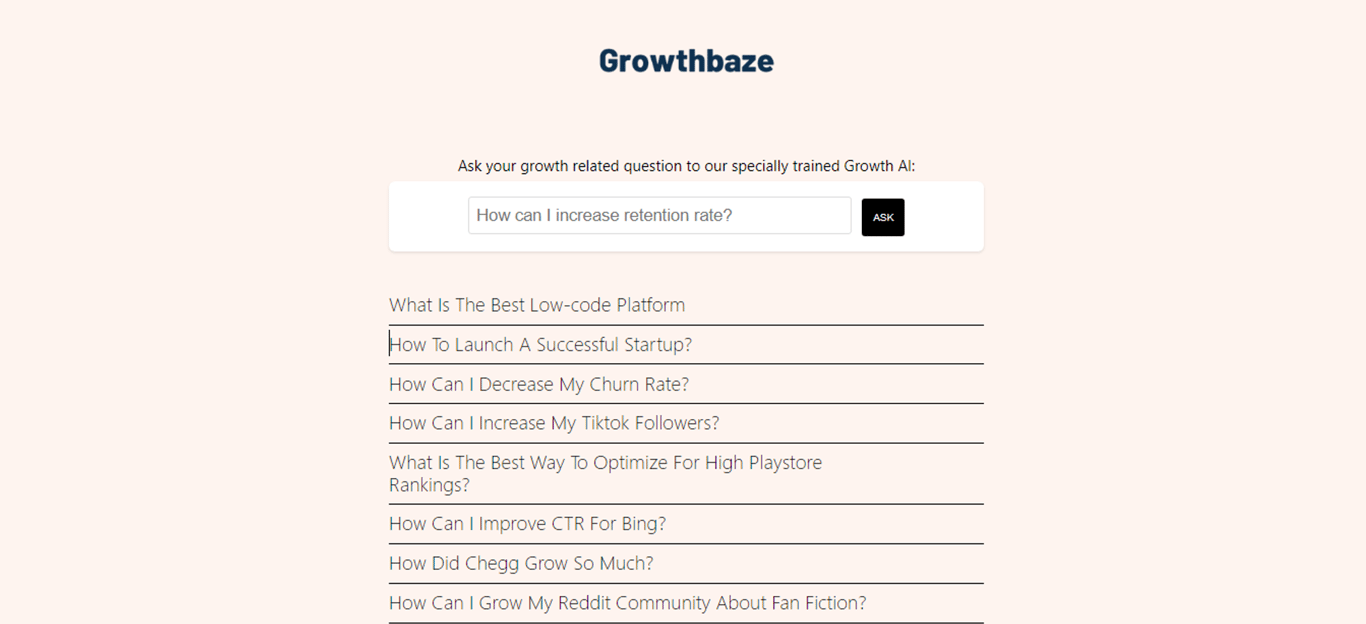 GrowthBaze AI: Impulsa tu startup con ssesoramiento estratégico