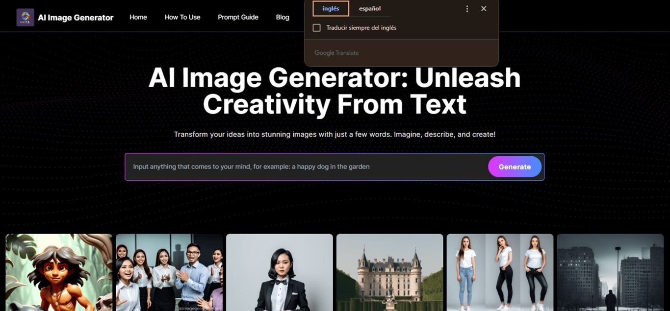 AI Image Generator: Transforma ideas en imágenes impresionantes