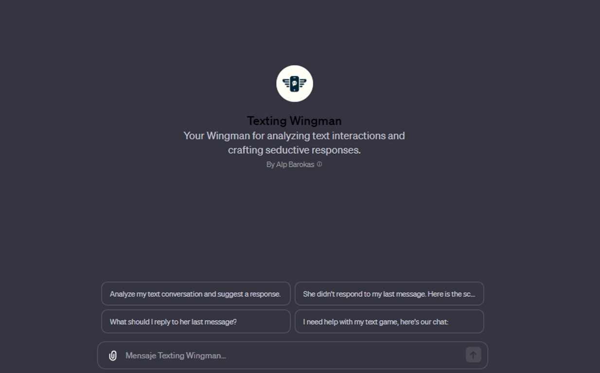 ChatGPT - Texting Wingman: Revoluciona tus mensajes
