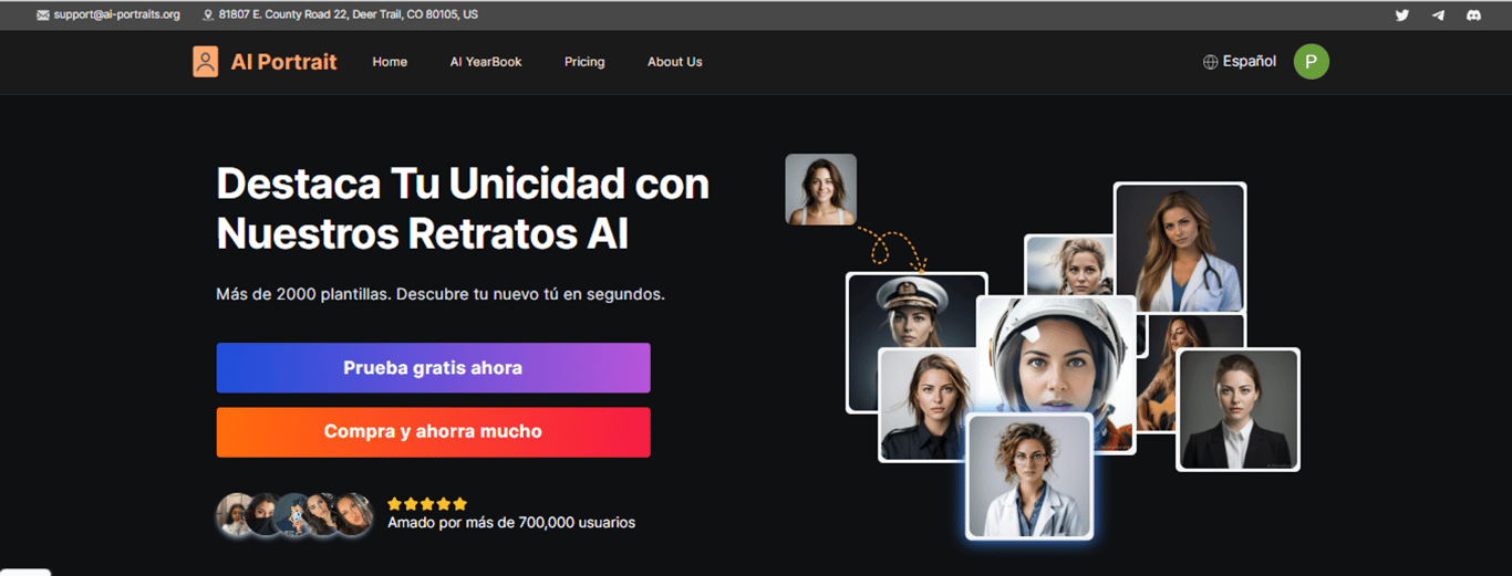 AI Portrait Generator: Transforma tu selfie en arte digital