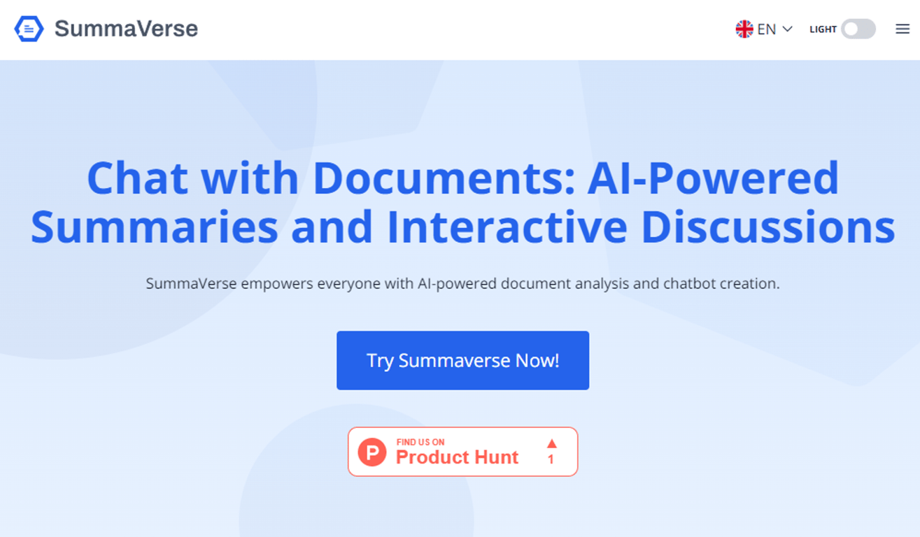SummaVerse: Eficiencia en resúmenes de documentos con IA