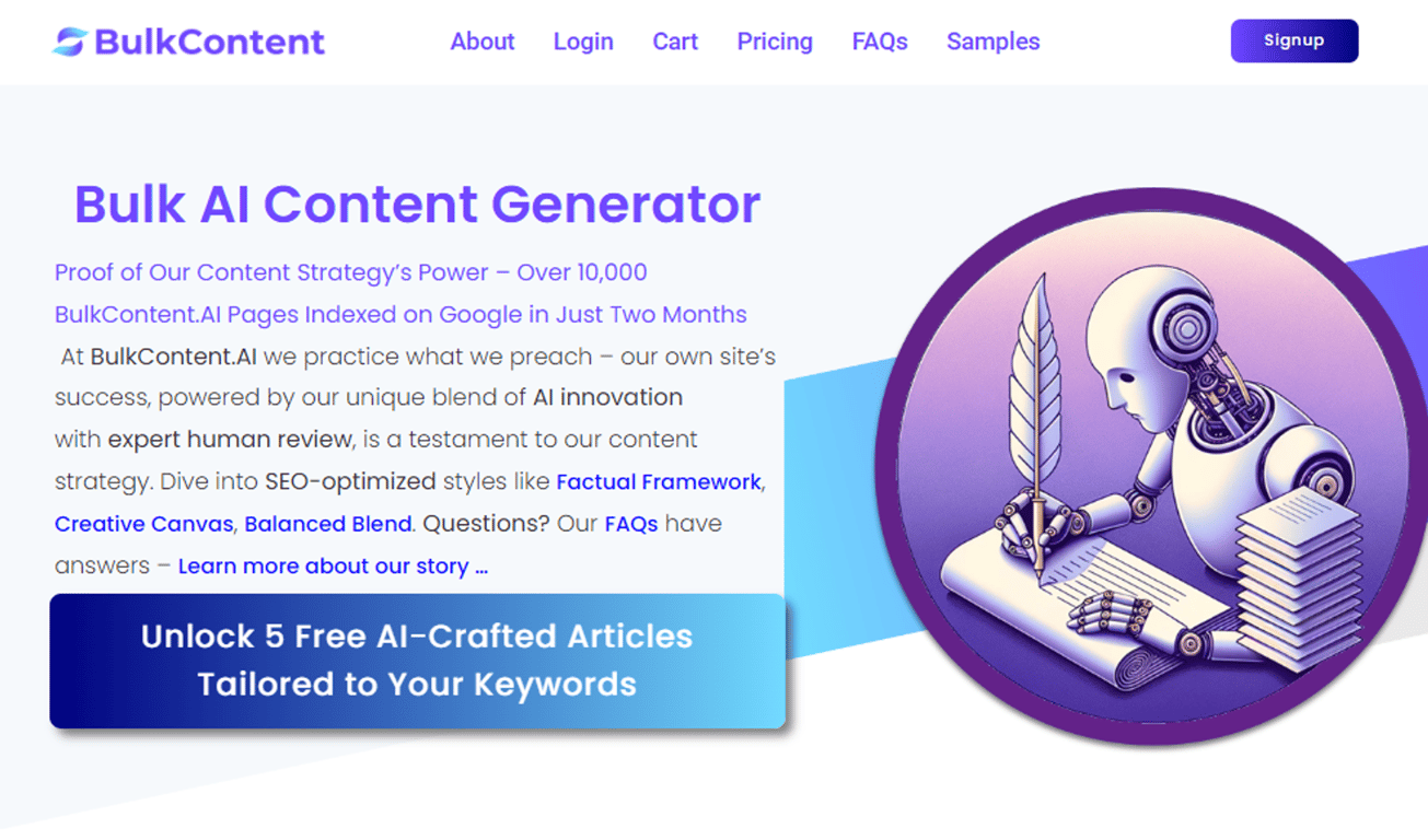 BulkContent.ai: Revolucionando la creación de contenido con IA