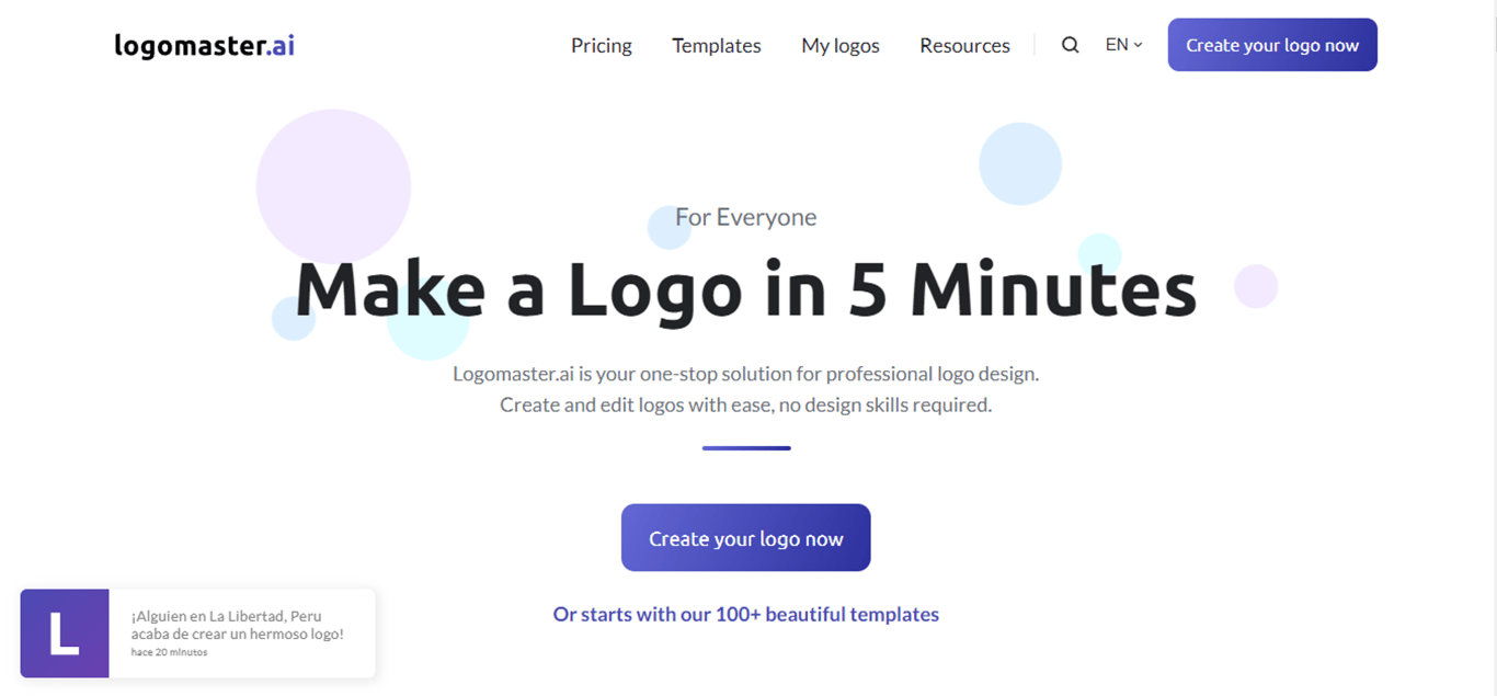 Logomaster.ai: Tu diseñador de logotipos AI