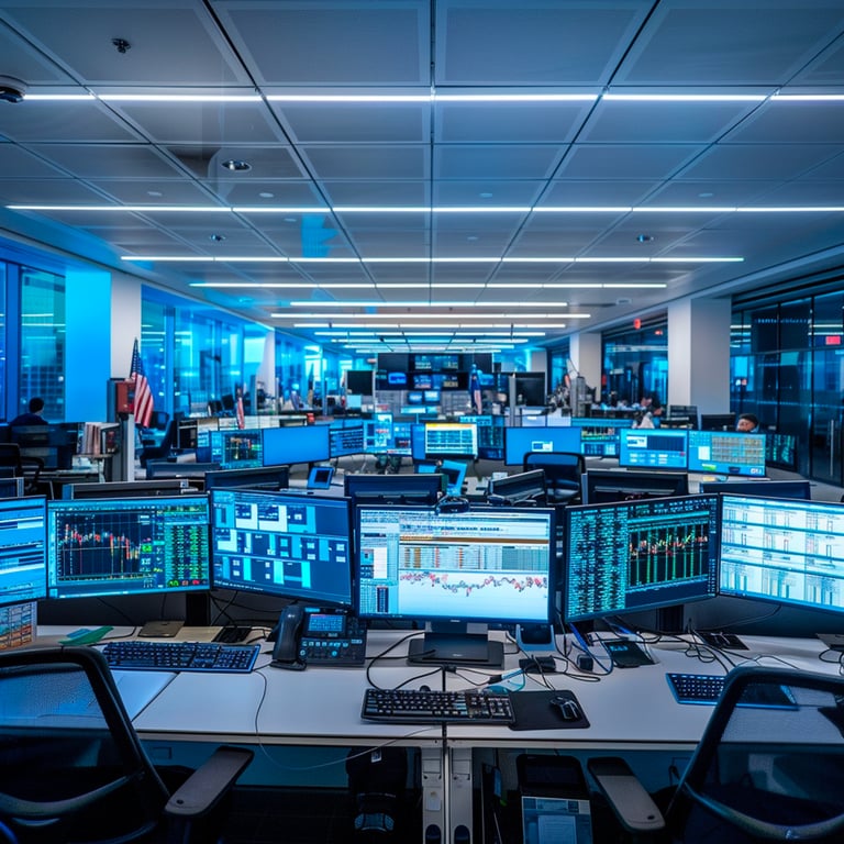 Trading  room de HFT