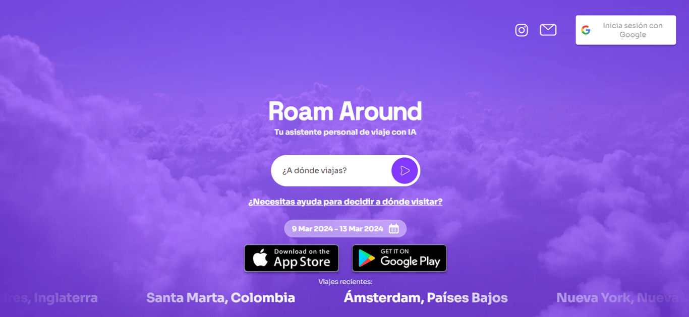 Roam Around: Innovación en planificación de viajes con IA