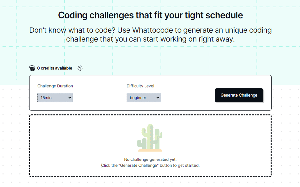 Whattocode: Desafíos de codificación para cada nivel de habilidad