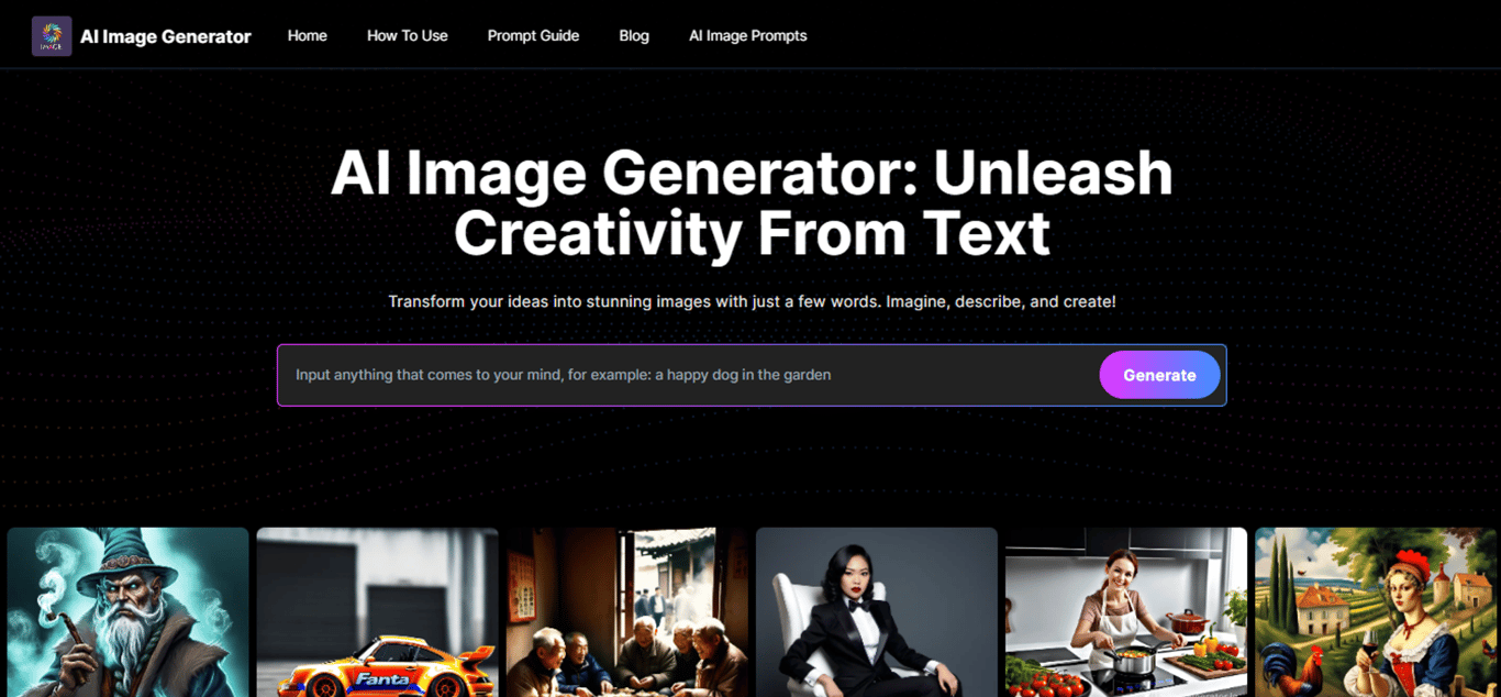 AI Image Generator: Transforma texto en arte visual