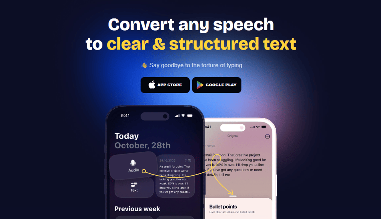 Letterly App: Transforma tu voz en texto con IA