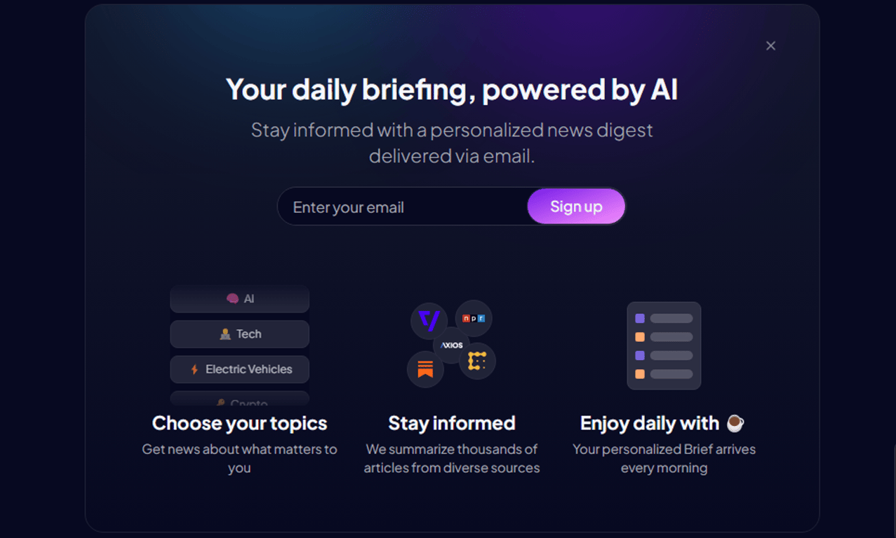 Brief.news: Tu resumen diario de noticias con Inteligencia Artificial