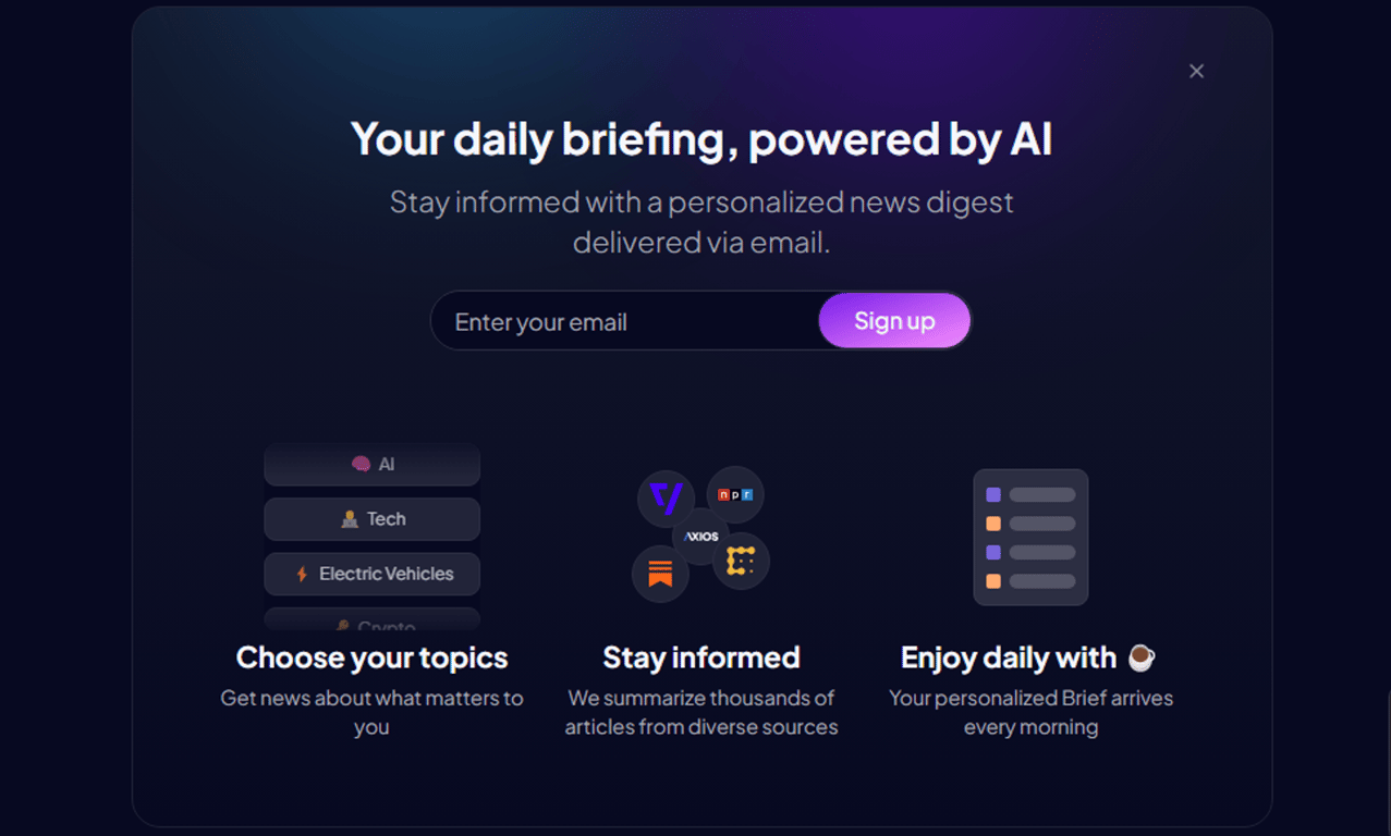 Brief.news: Tu resumen diario de noticias con Inteligencia Artificial