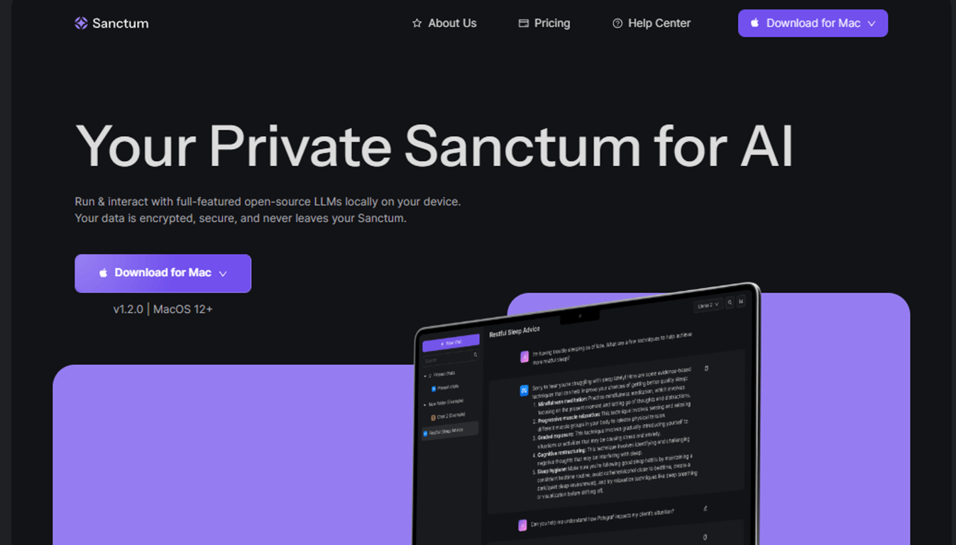 Sanctum: Asistente aI privado y seguro en tu dispositivo