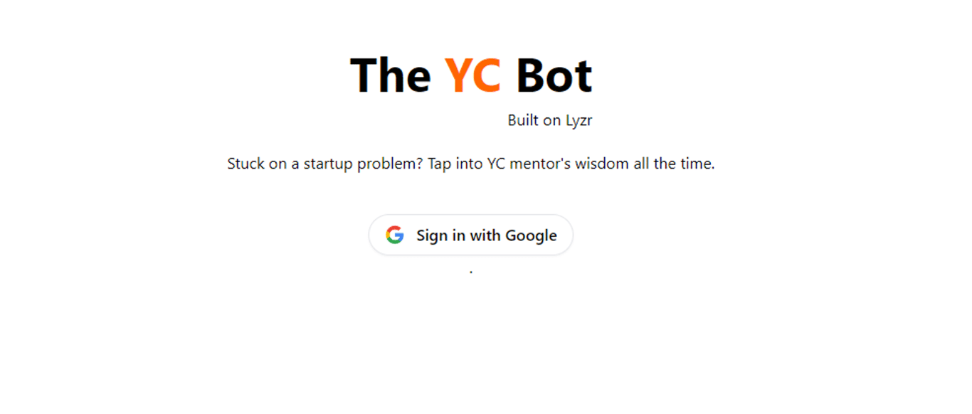 The YC Bot: Tu mentor emprendedor en forma de bot