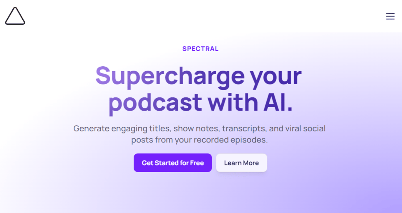 Spectral: Revolucionando la producción de podcasts con IA