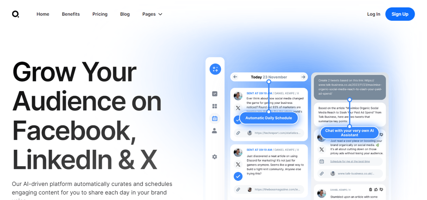 Quuu: Automatiza y personaliza tu marketing en redes sociales