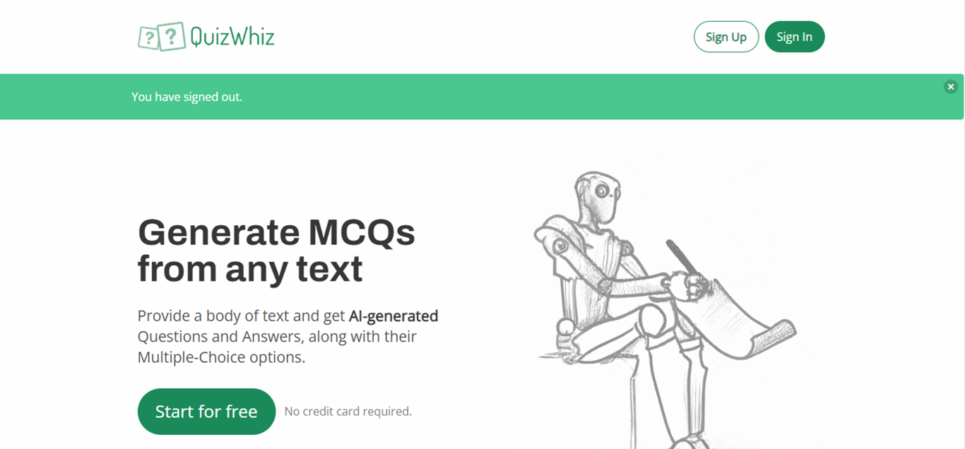 QuizWhiz: Transforma textos en cuestionarios con IA