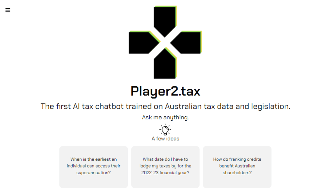 Player2.tax: Innovación en Impuestos con IA