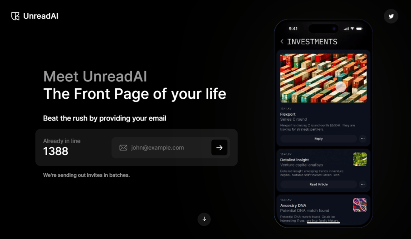 UnreadAI: Tu asistente personal de IA para mantenerte informado