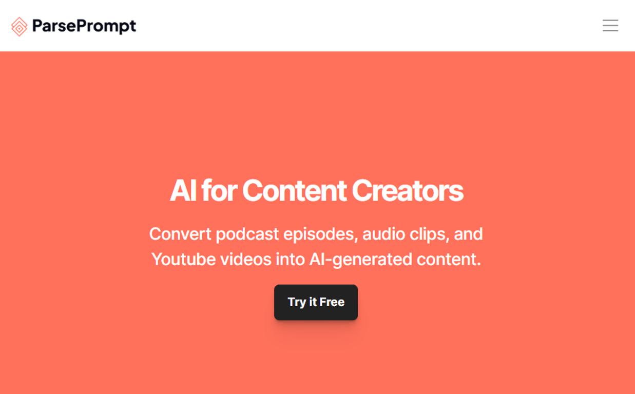 ParsePrompt: Transforma audio y YouTube en texto con IA
