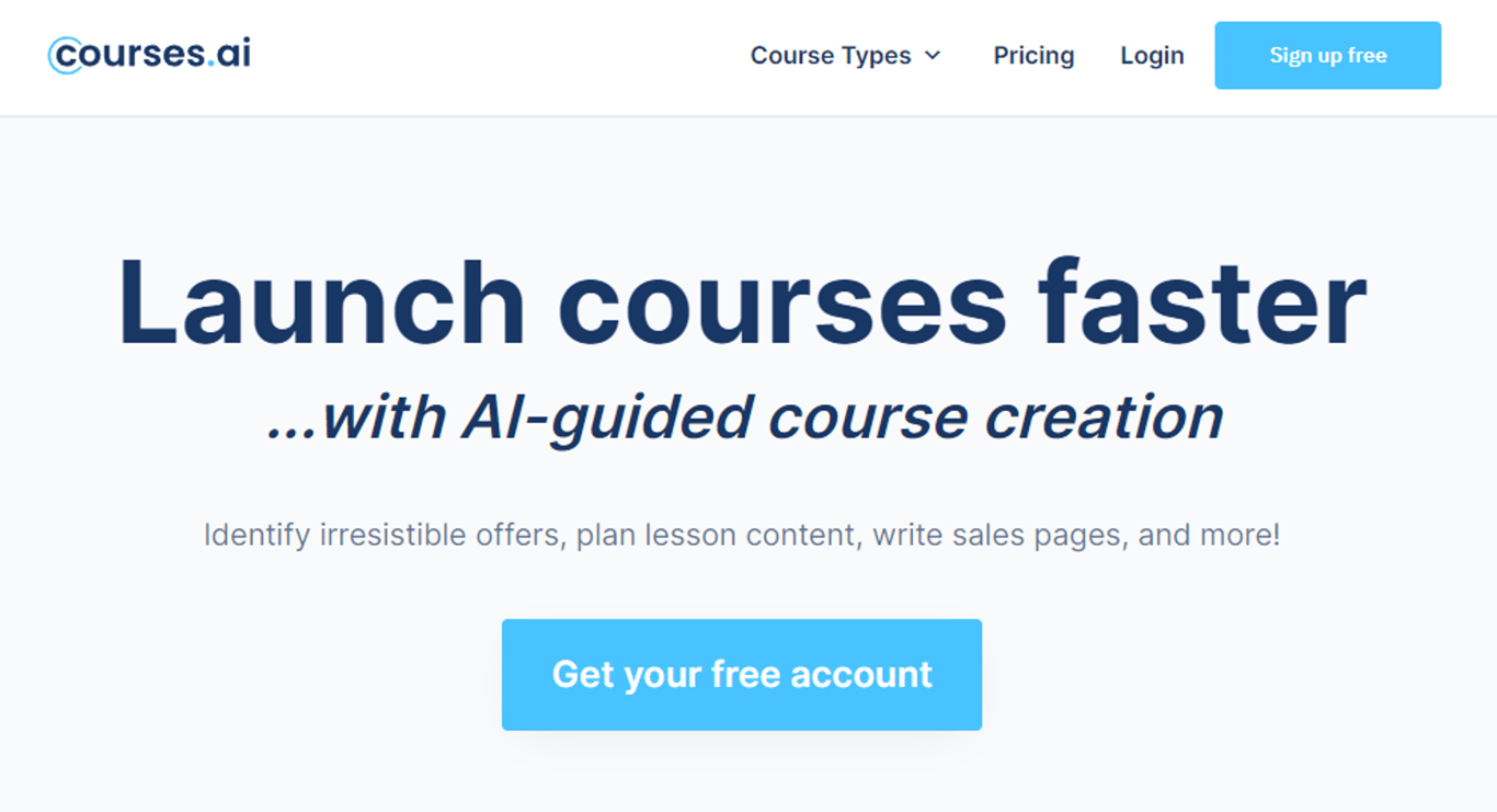 Courses.ai: La revolución en la creación de cursos con Inteligencia Artificial