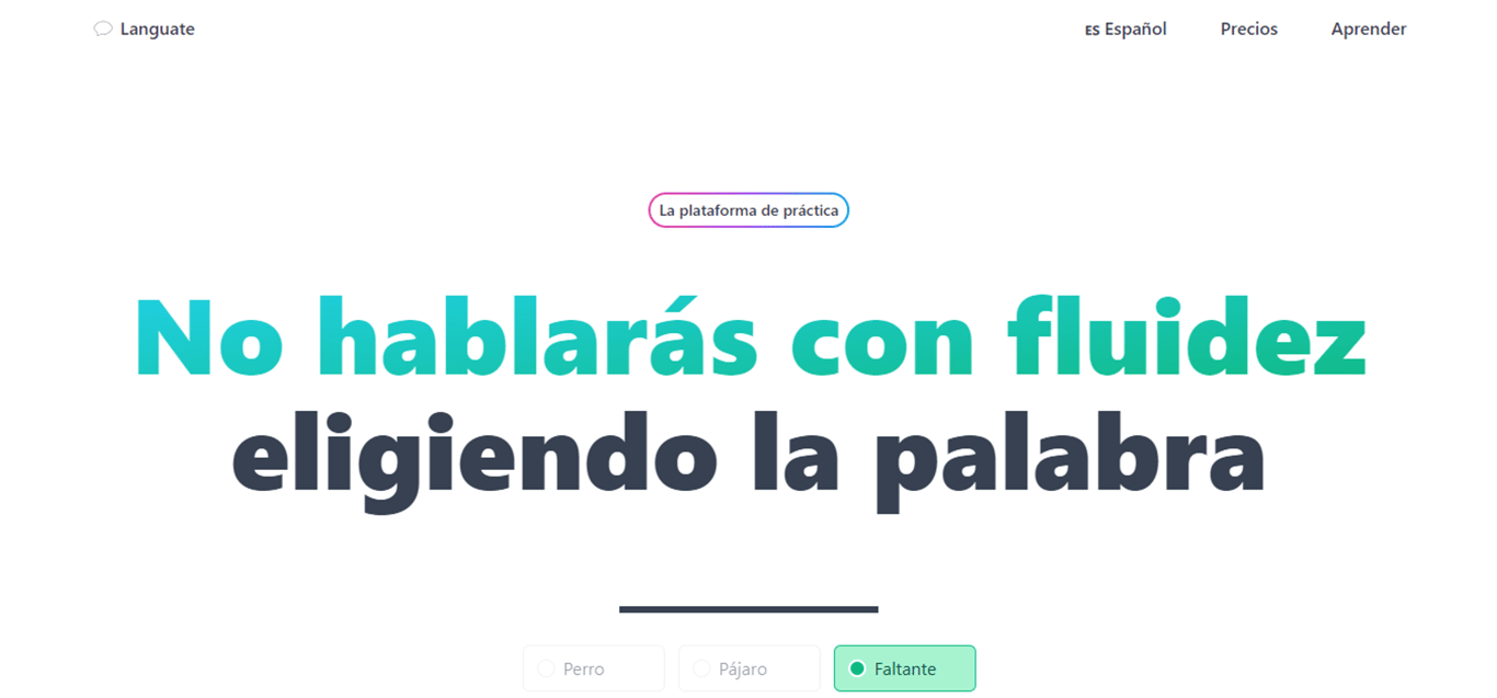 Languate: Aprendizaje de idiomas con IA