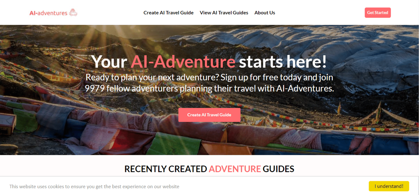 Explora AI Adventures: Planificación de viajes con IA