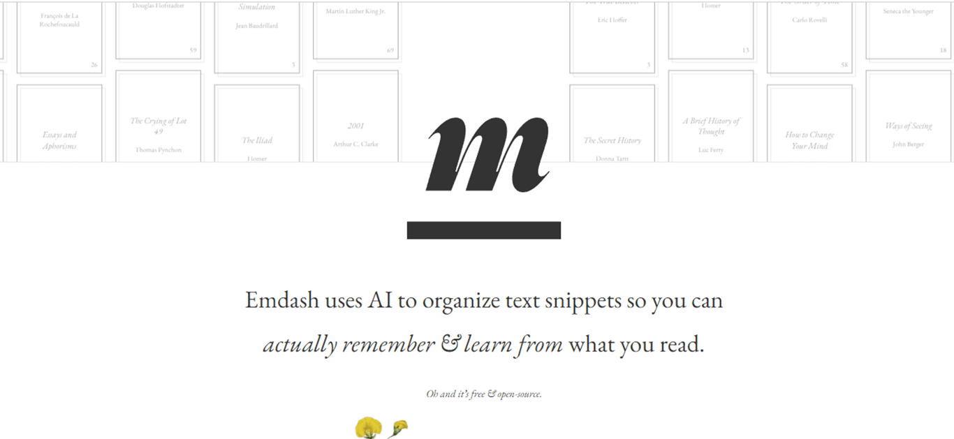Emdash: Organiza tus lecturas con inteligencia artificial