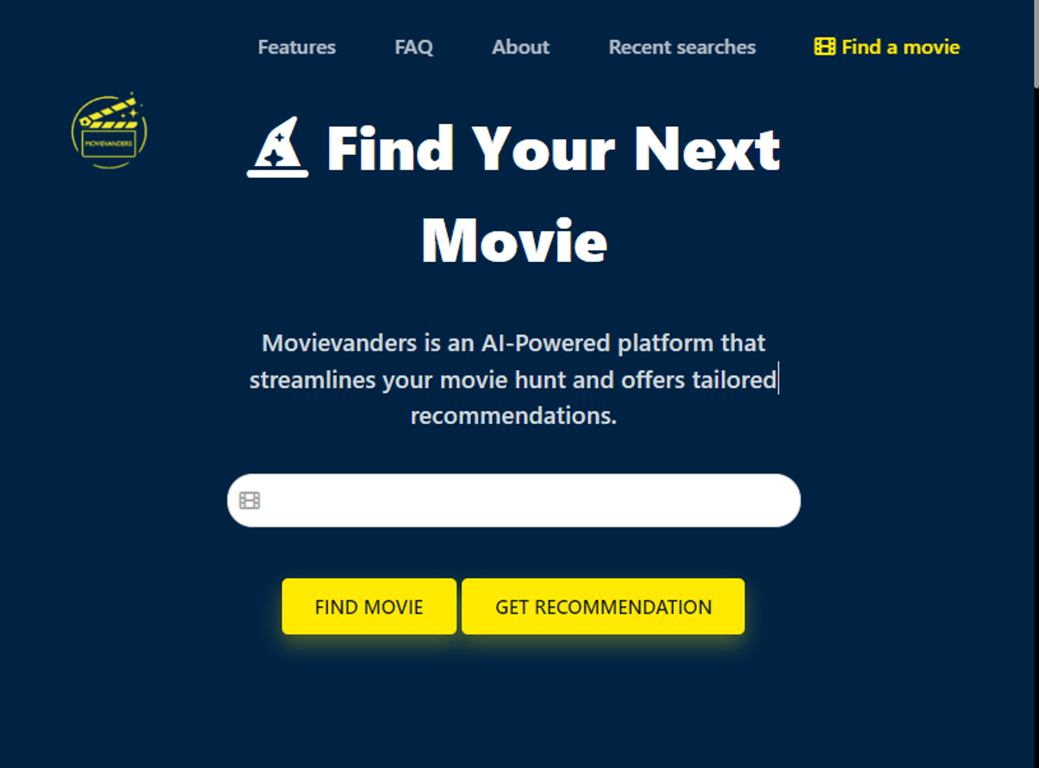 Movievanders: Tu compañero cinematográfico personalizado