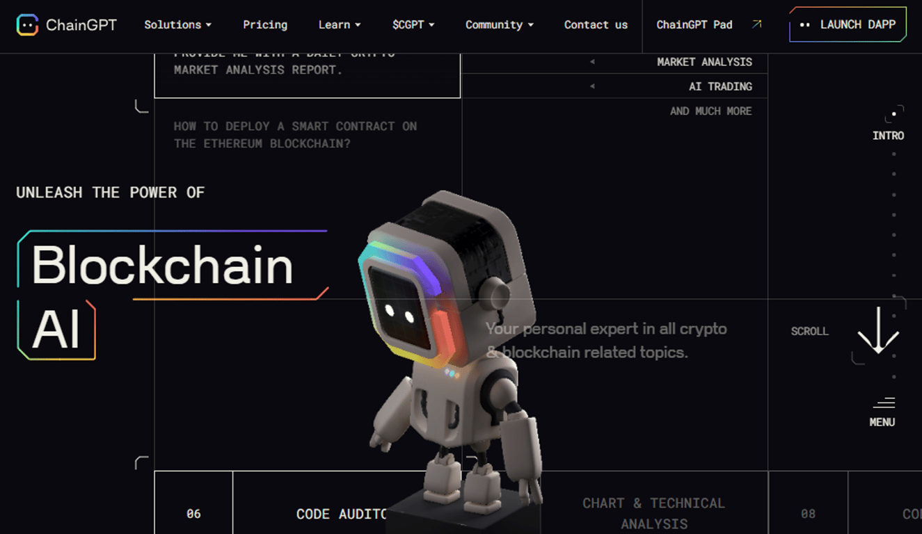 ChainGPT: La inteligencia artificial al servicio del Blockchain