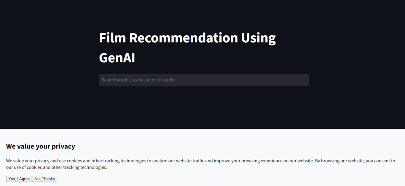 FilmFinder.ai: Revoluciona tu búsqueda de películas con genAI