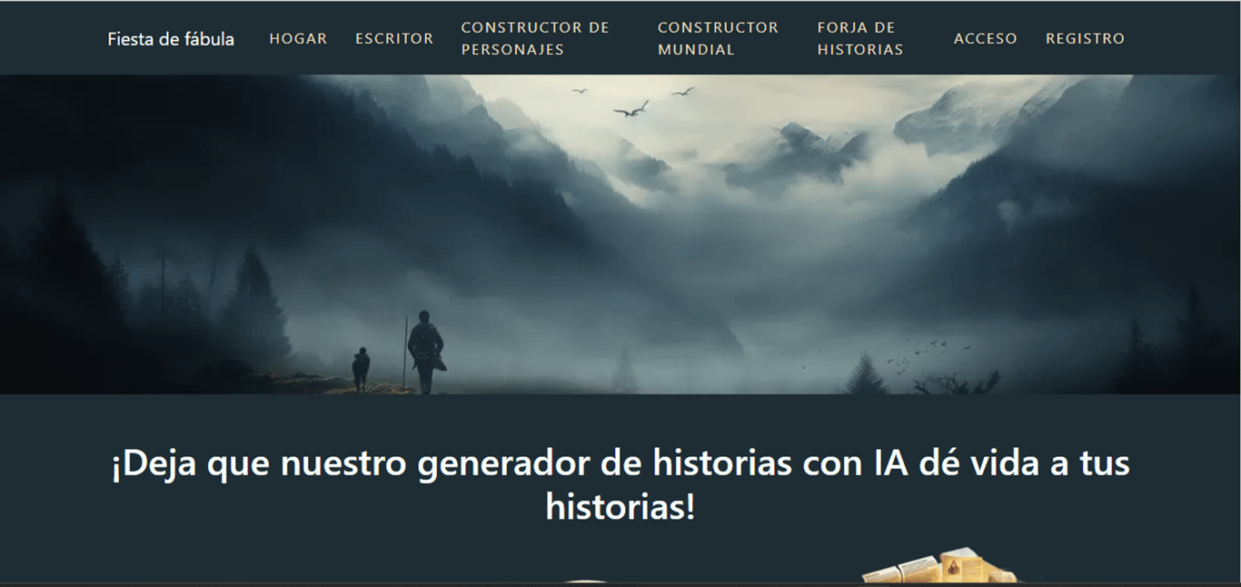 Fable Fiesta: Revoluciona la creación de historias con IA