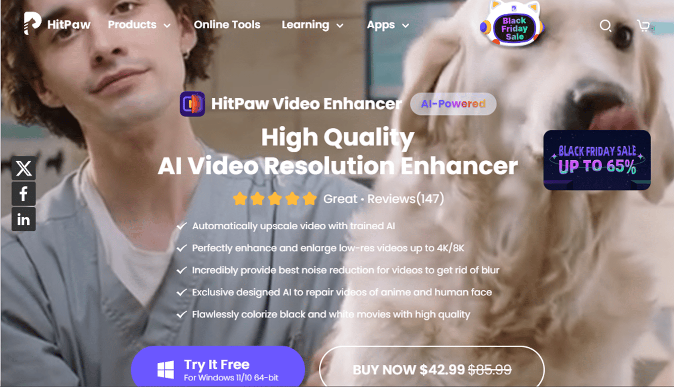 HitPaw Video Enhancer: Revolucionando la mejora de videos con IA