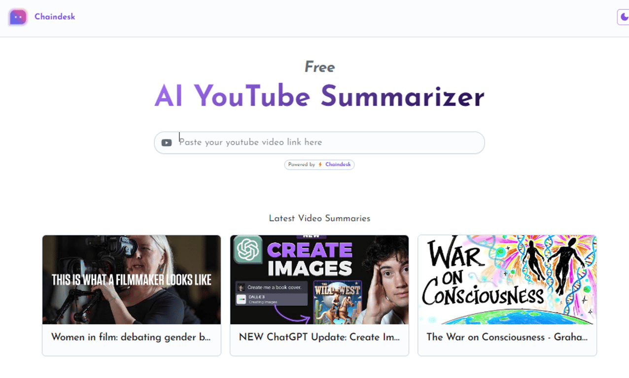 Chaindesk AI: La Revolución en resúmenes de YouTube