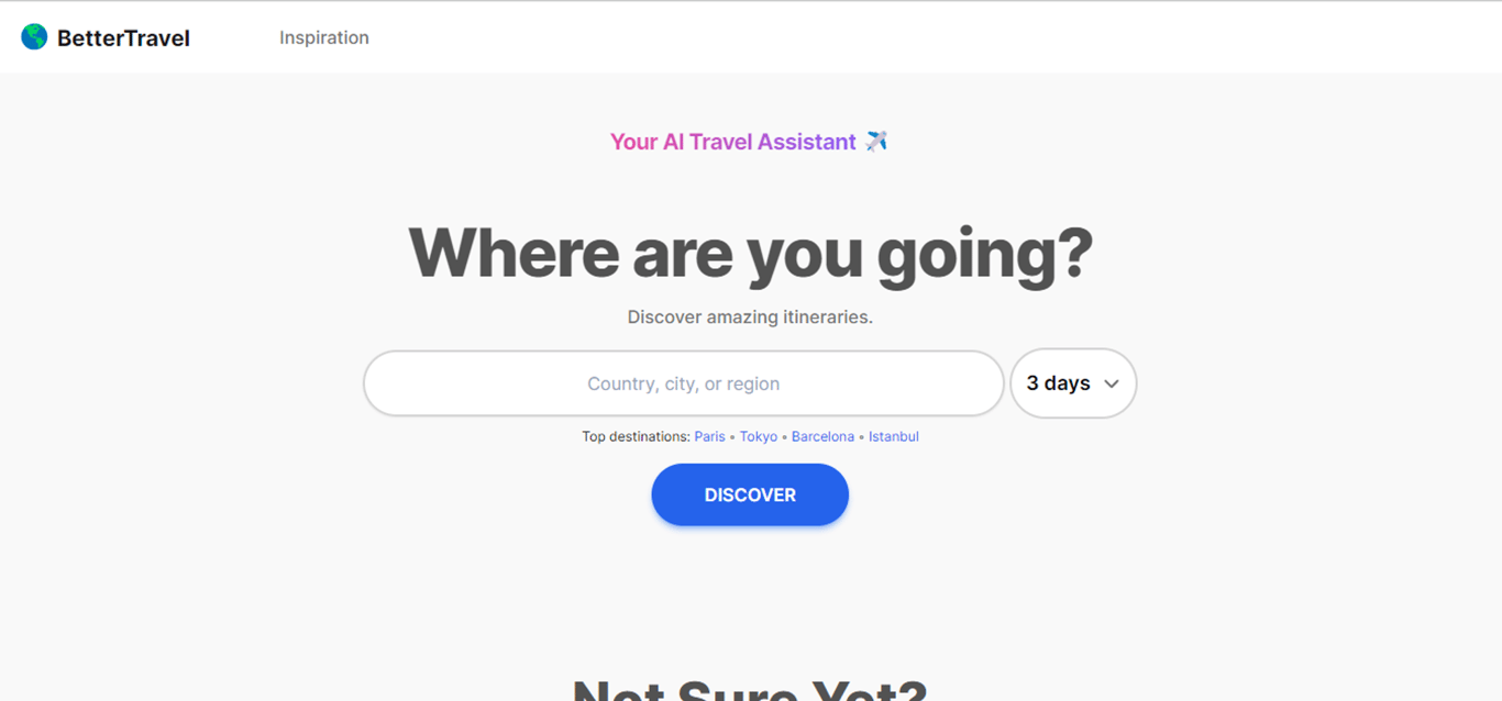 BetterTravel: Tu asistente de viaje IA personalizado
