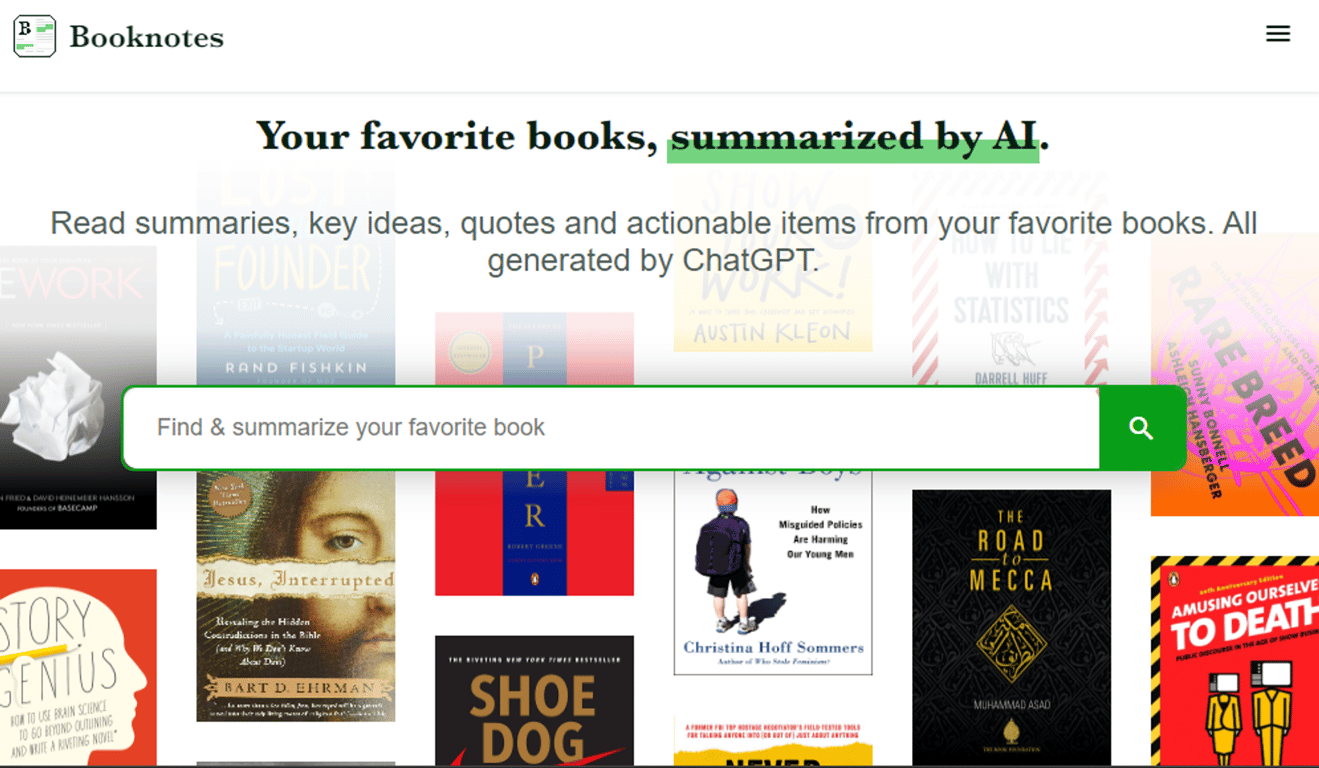 Booknotes: Descubre la Esencia de los Libros con IA