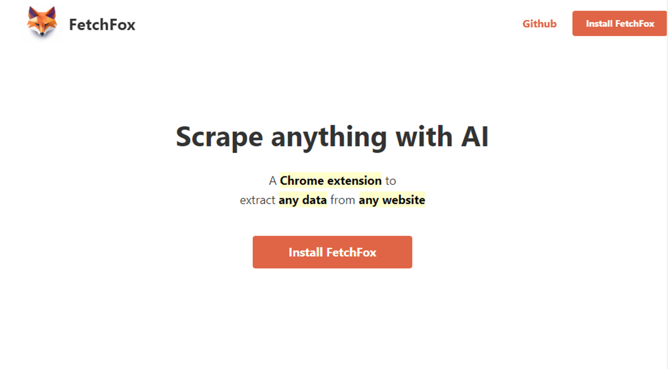 FetchFox: Extracción de Datos AI al Instante