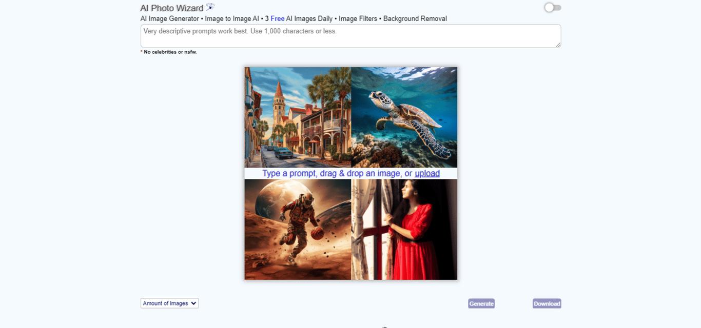 AI photo wizard: Revoluciona tu contenido visual con AI