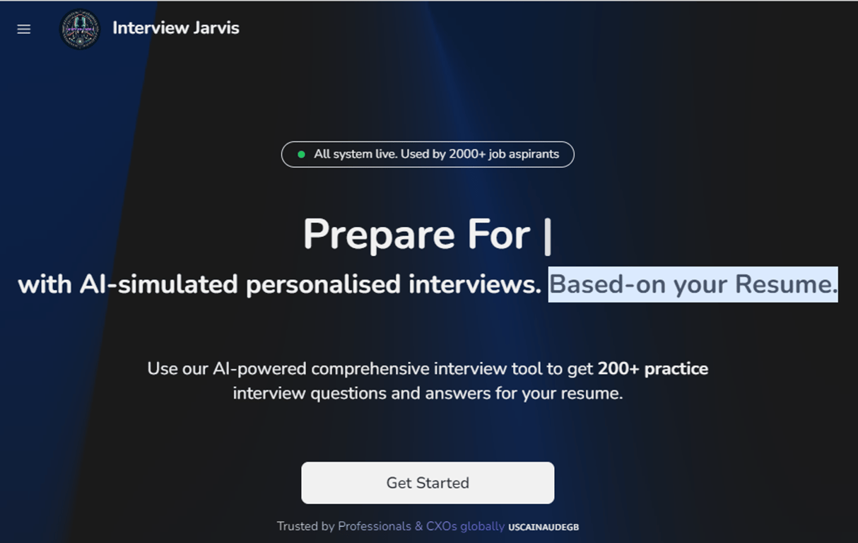 Interview Jarvis: Preparación de IA para entrevistas de alto nivel