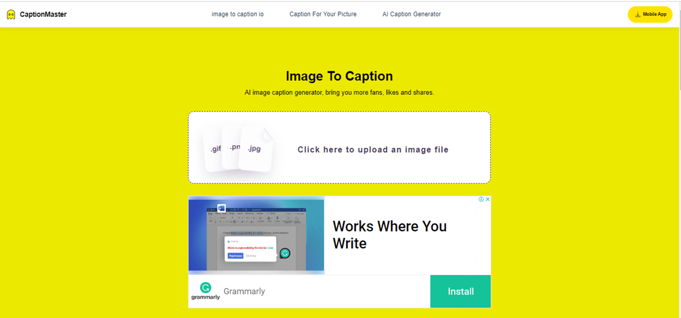 CaptionMaster: Transforma tus imágenes en historias con AI
