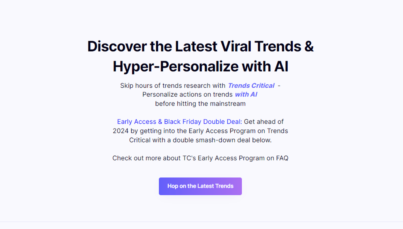 Trends Critical Review: Crea contenido con tendencias y IA