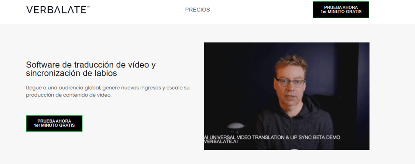 Verbalate AI: Transforma tu contenido de video para el mundo