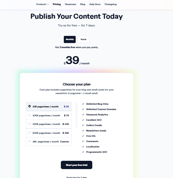 Feather.so’s Pricing details
