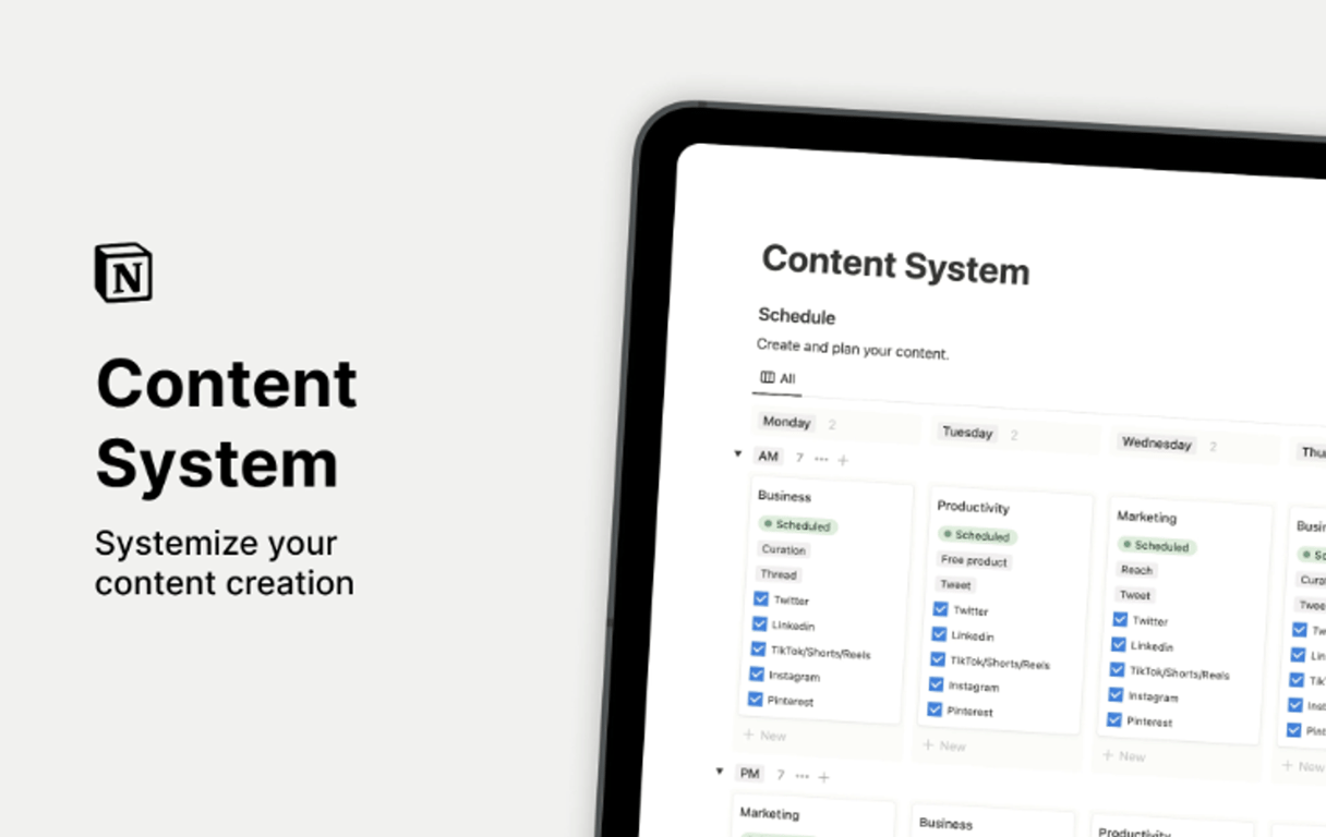 Notion Content System
