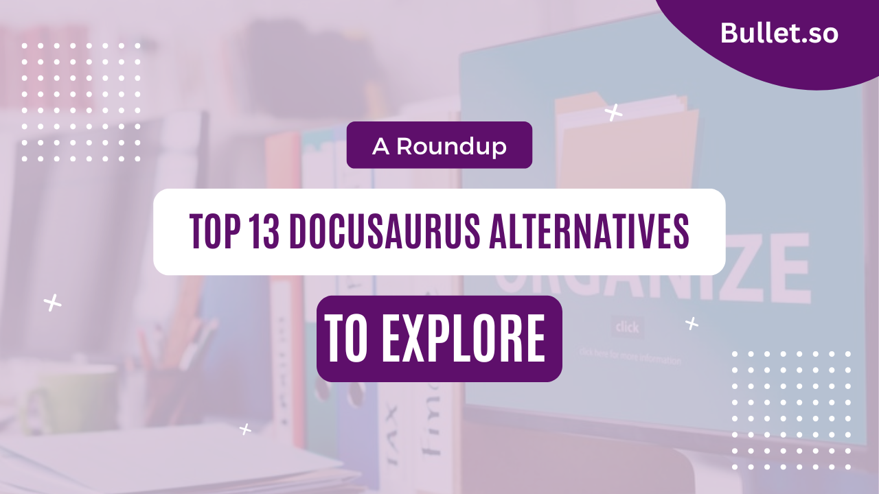 13 Docusaurus alternatives to explore in 2025