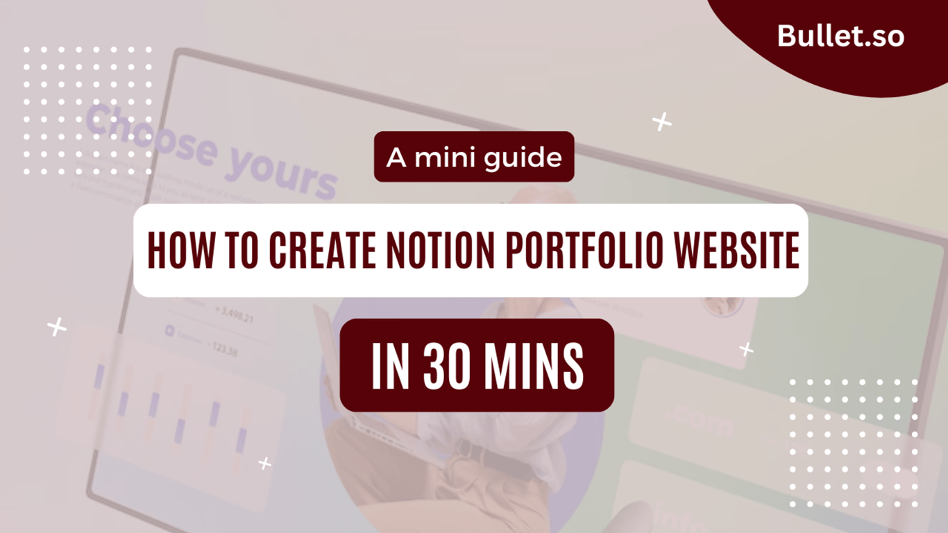 How to create Notion portfolio website in 30 minutes?